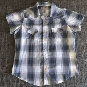 Wrangler Short-Sleeve Button-Up NWOT